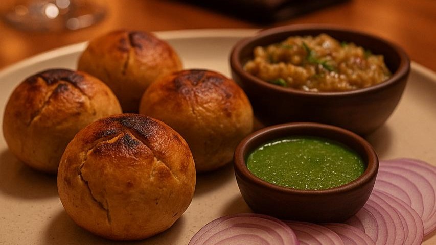 Litti chokha at Namchik