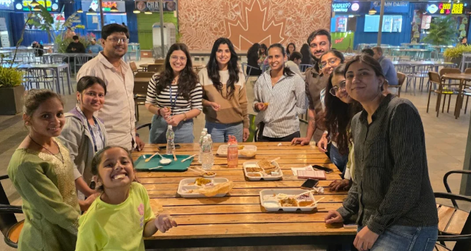 Tabletop spread at Namchik